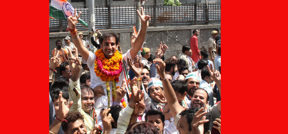 Congress has long been destined to win, happiness in the party celebrating