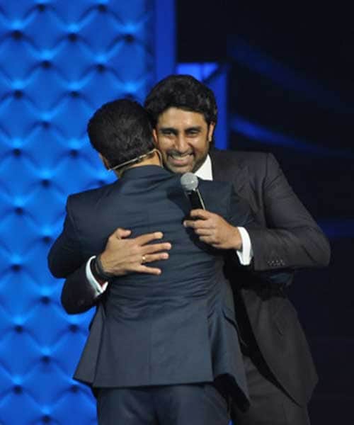 salman khan and abhishek bachchan bonded in priety zinta party