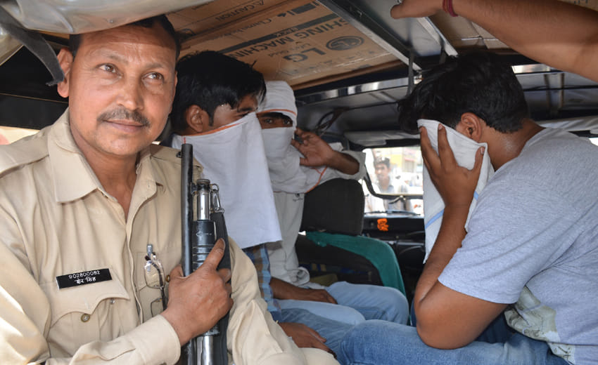 police raids in sp leader's hotel, more than a dozen girls and boys held