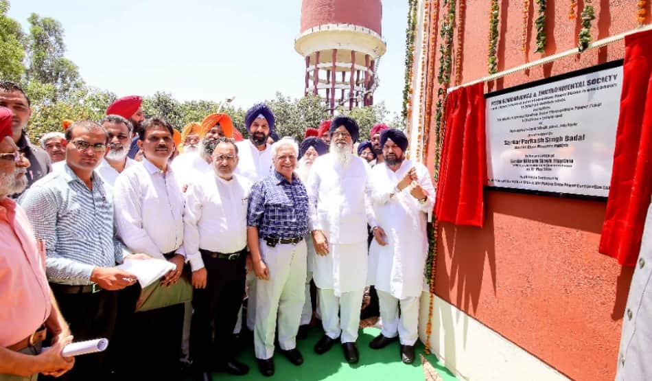 cm badal opening World's largest solar power plant in Beas 