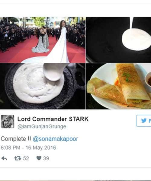 Sonam And Aishwarya trolled on twitter for cannes getup