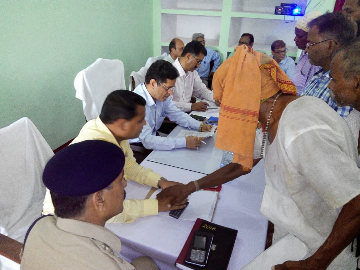 Complainant returned with assurances