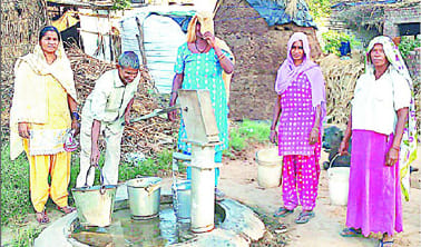 Razzaq city paralyzed hand pumps