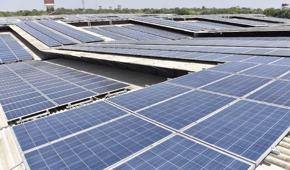 cm badal opening World's largest solar power plant in Beas 