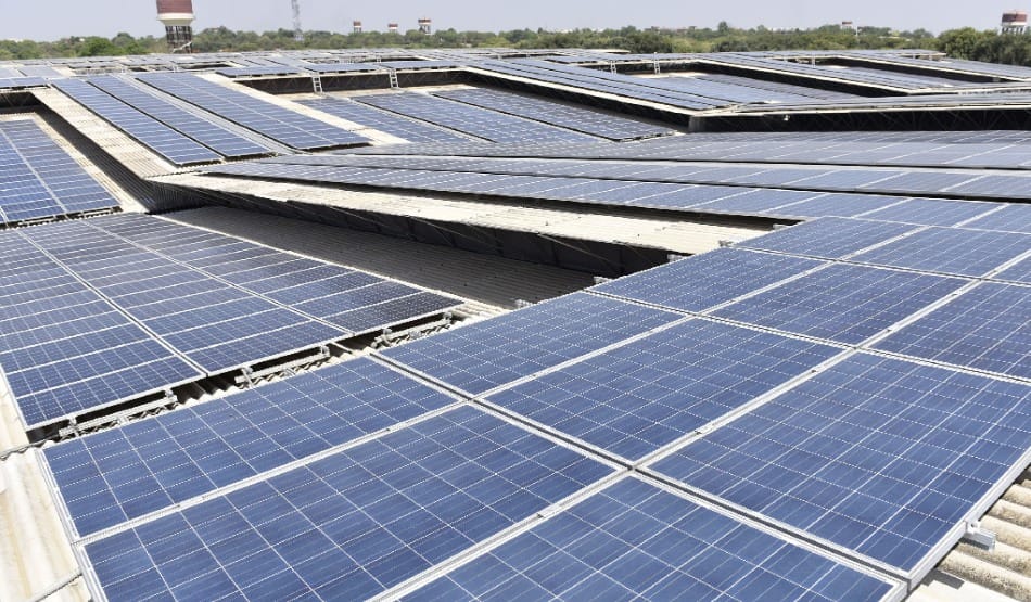 cm badal opening World's largest solar power plant in Beas 