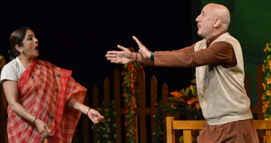mera woh matlan nhi tha play, anupam kher, neena gupta, rakesh bedi, theatre