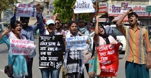 Rape and murder of a student in police picked up five suspects