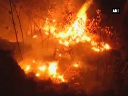 Fresh forest fire breaks out in Uttarakhand, JK 