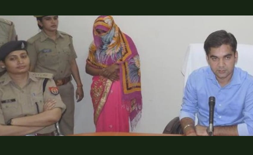 woman arrested in killing of her niece for the extra marital affair