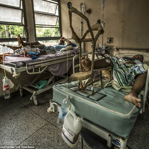 devastating situation in hospital