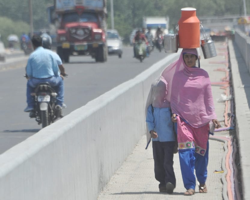 scorching heat in Jammu