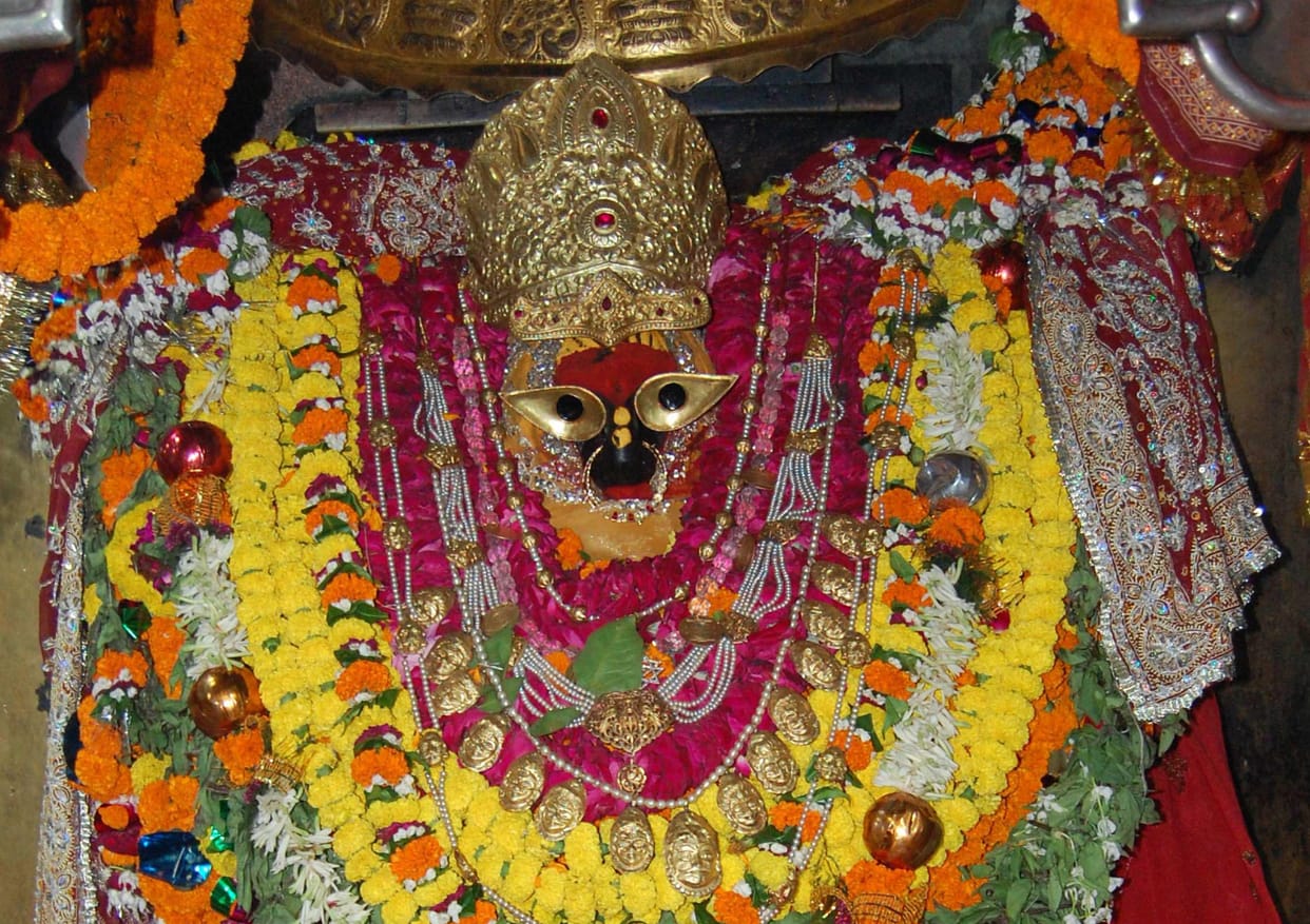 the devotee worship of ma vindhyawasini