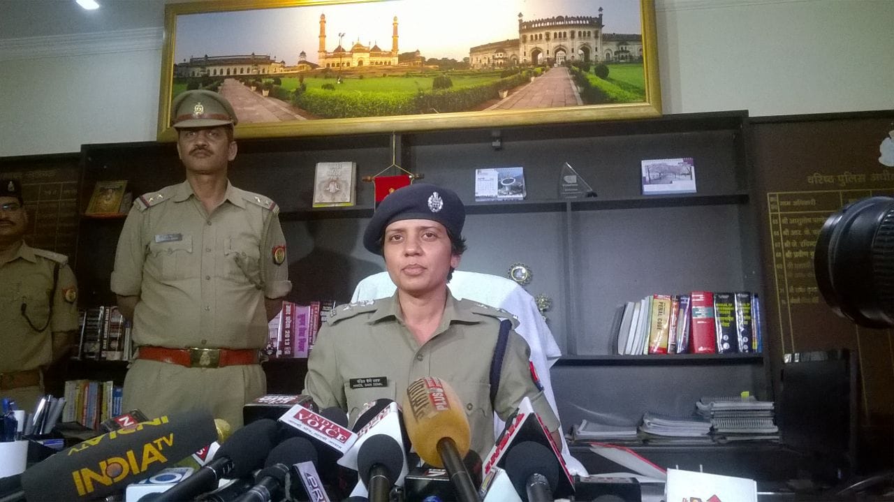 ips manzil saini takes charge as ssp lucknow