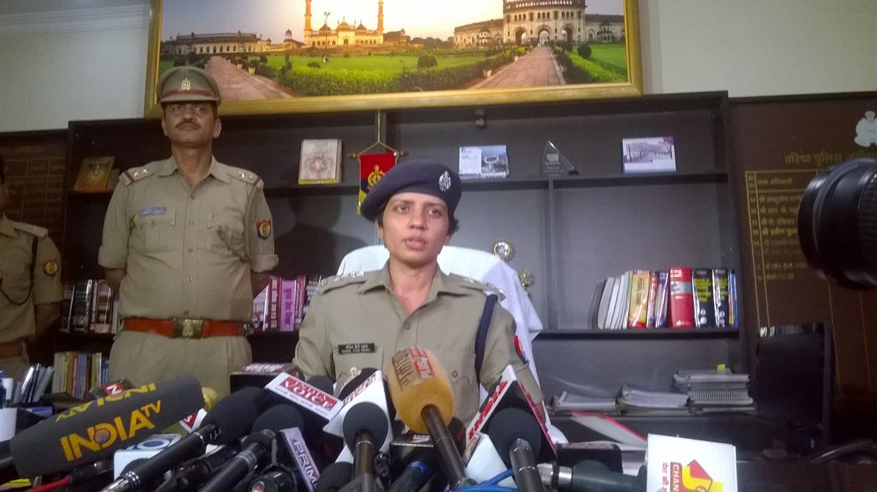 ips manzil saini takes charge as ssp lucknow