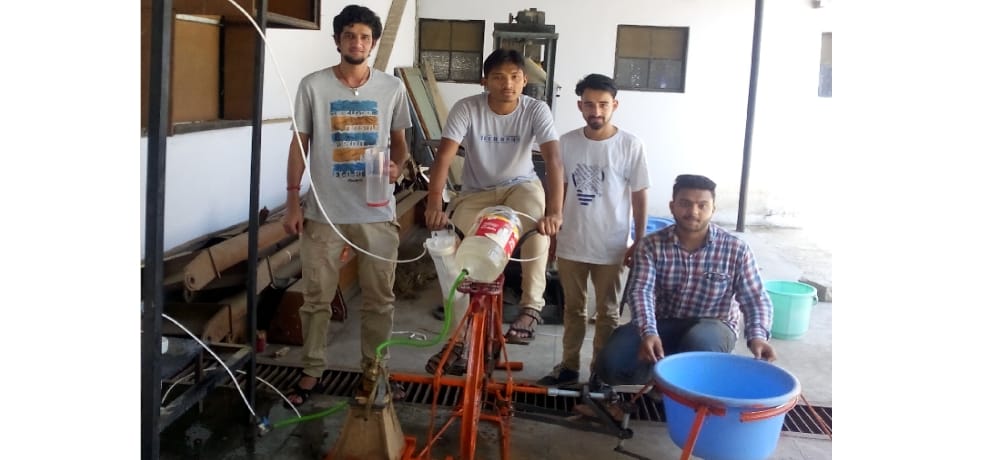 NIT Hamirpur students made a cycle which will be used for many purpose.