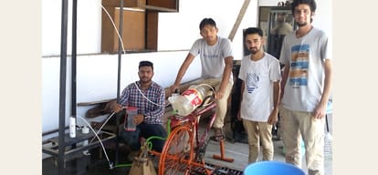 NIT Hamirpur students made a cycle which will be used for many purpose.