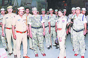 RAF troops camped