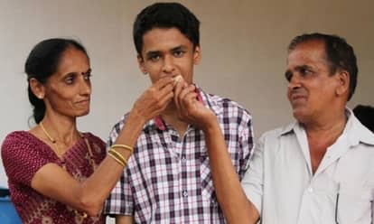 ranjan a karnatka boy topped in sslc exam