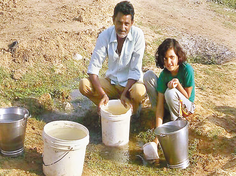 The city administration insensible water crisis