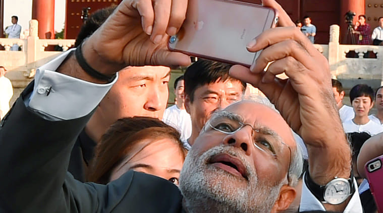selfie with pm modi, modi chandigarh visit, world yoga day, yoga with pm modi, chandigarh