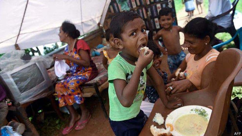 sri lanka flood picture