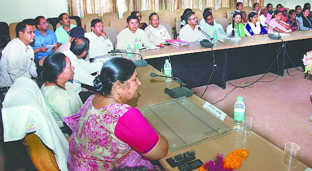 PRD will be positioned in the center destitute young woman