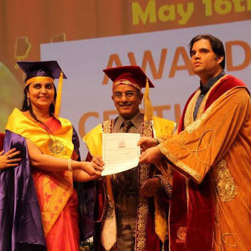 varun gandhi attends dip con programme of subharti university