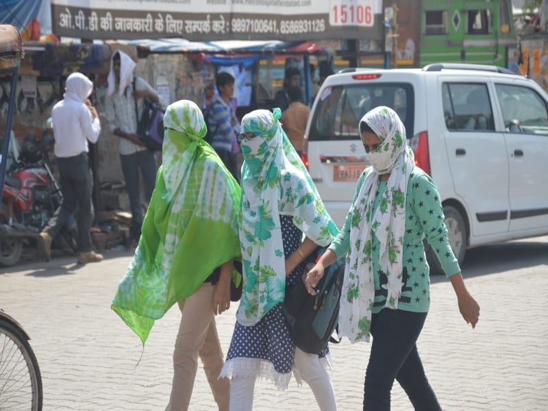 temperature rise in mathura