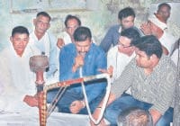 aaap leader, blam on govt, five death nidama 
