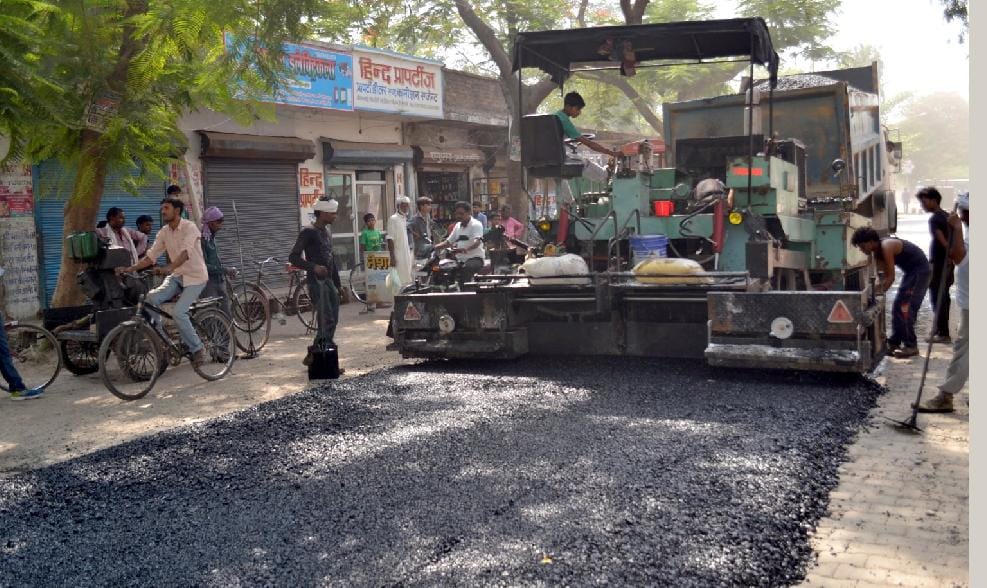 Has been completed in two days, two hundred meters of road