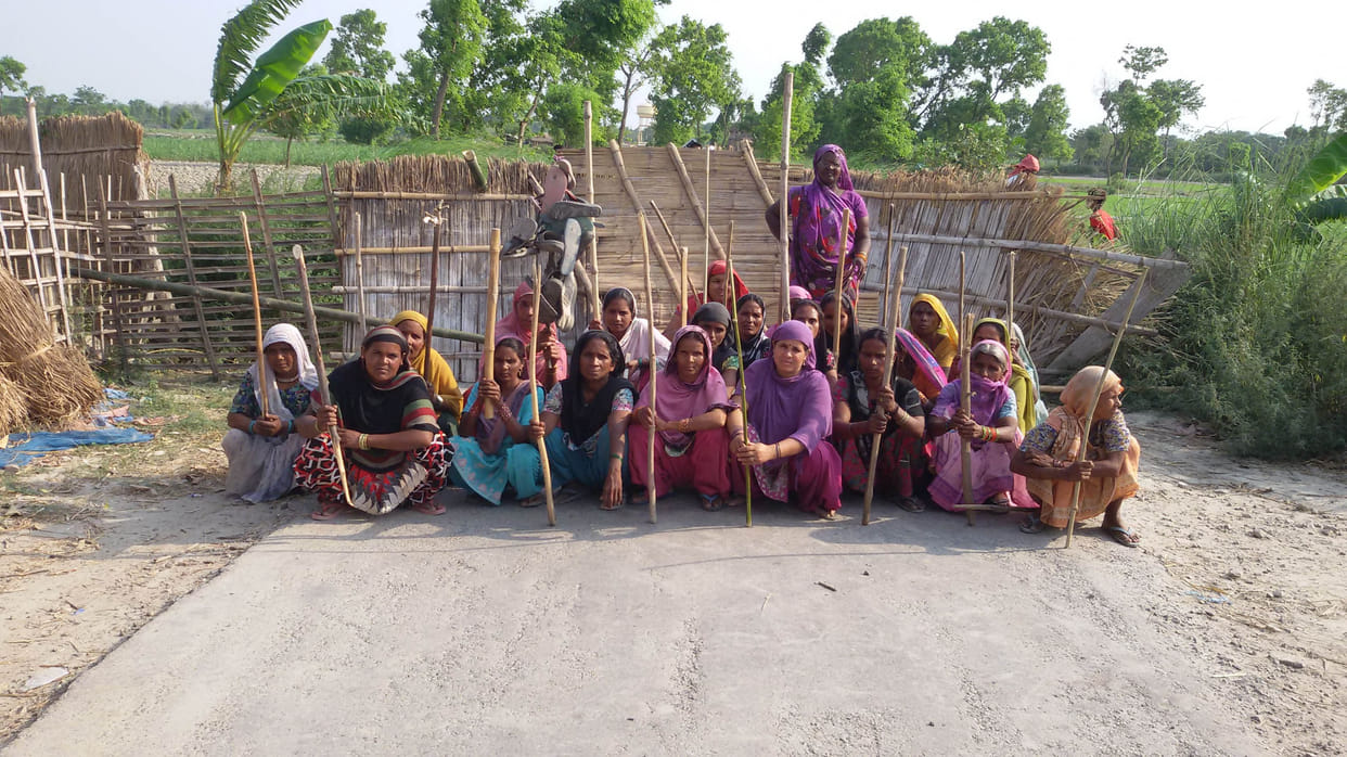 Beating against the accused villagers jam