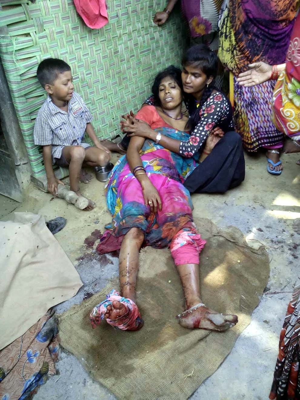 explosion in the scrap, uncle-nephew's death