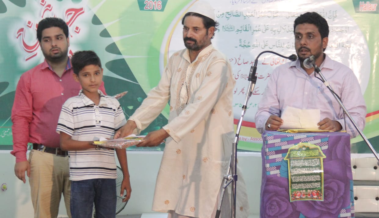Poets adorned with paintings of the ceremony