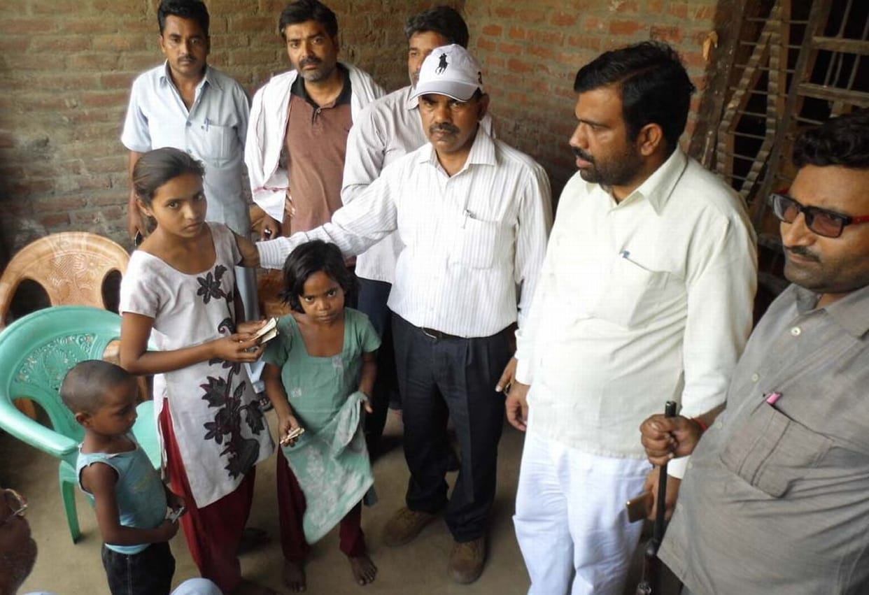 Merciful hand to help hungry children moved