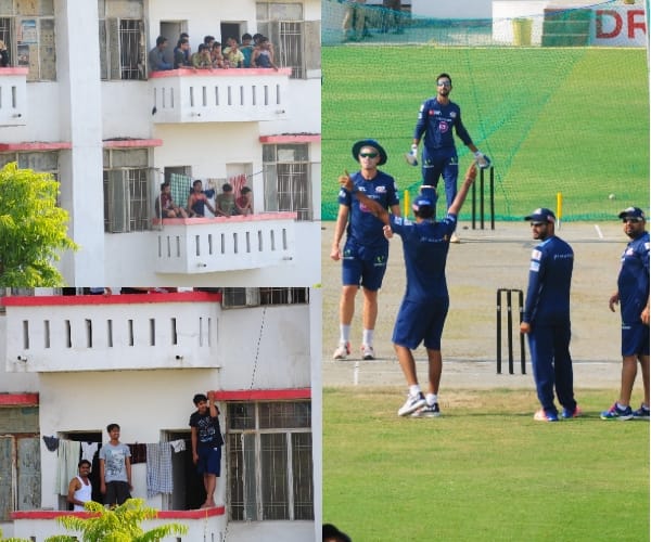 IPL players do practice in Lucknow.