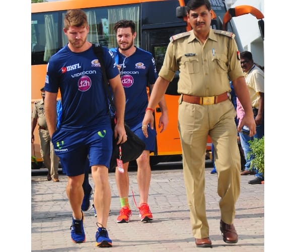 IPL players do practice in Lucknow.