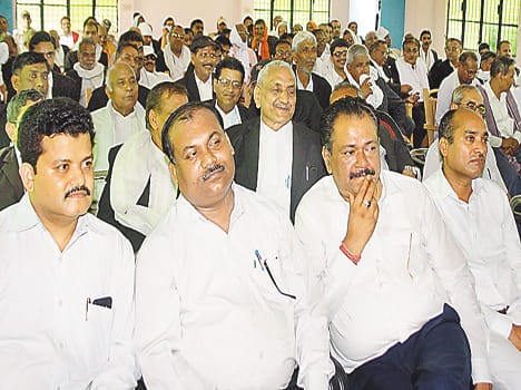  Peasant farmers' leader present.