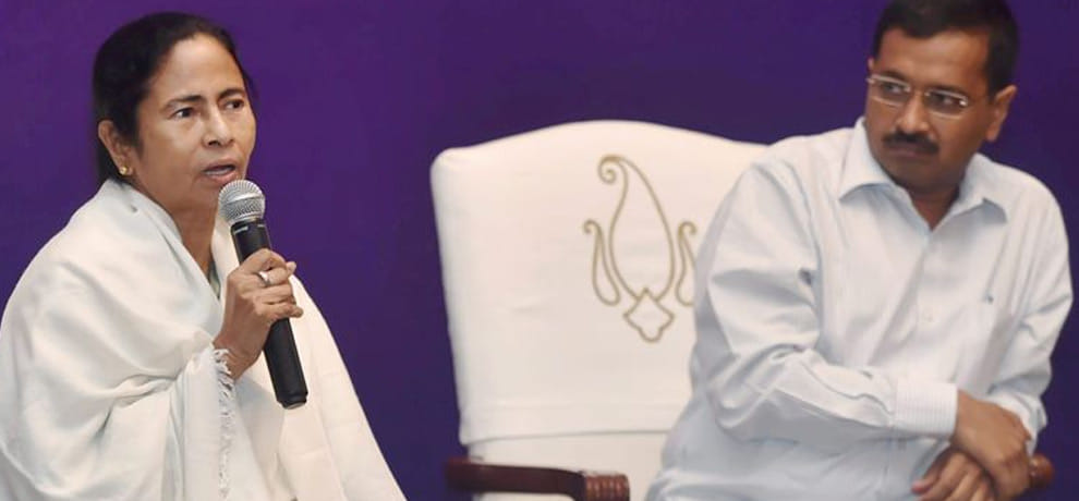 kejriwal congratulates mamata didi for her stupendous victory