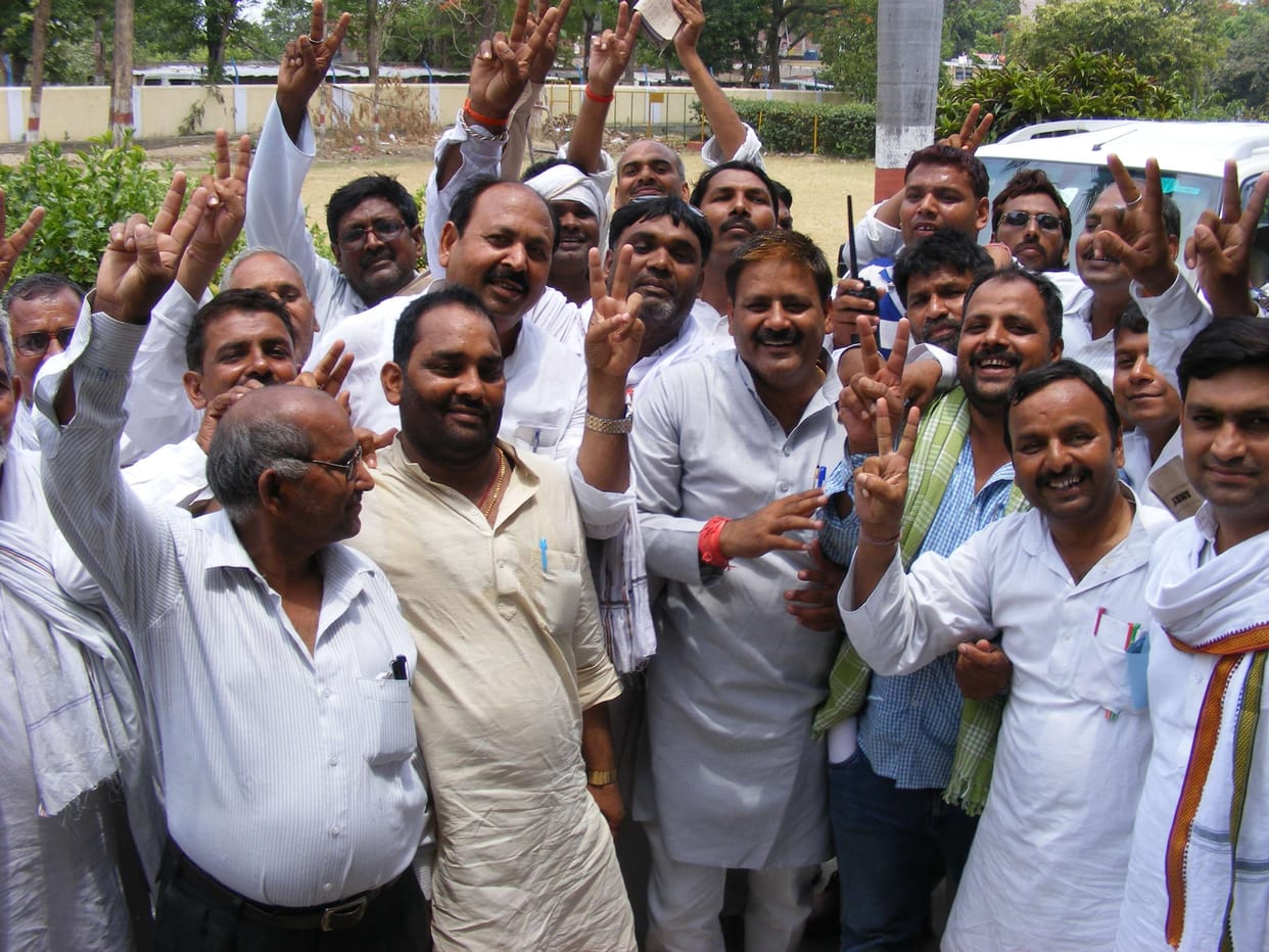 SP activists celebrated celebration