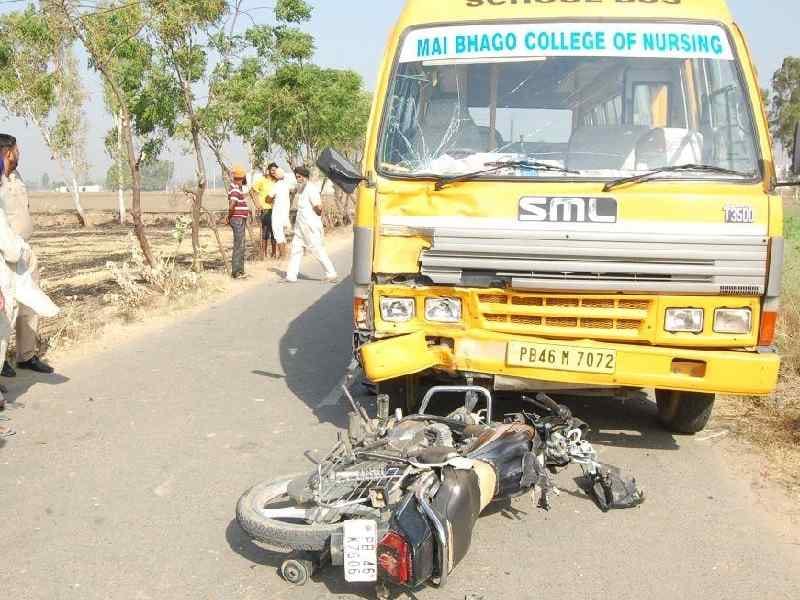 accident, 7th class student died, brother injured, tataran