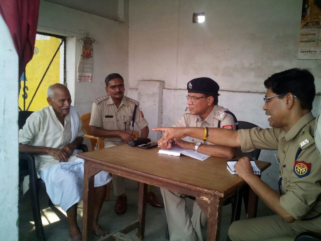 Retired teacher looted