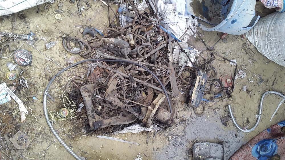 Agra Lab  examine the remains 