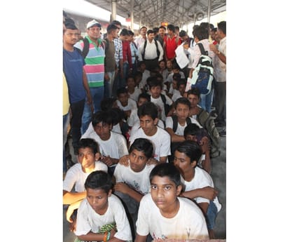  30 children bring back to Lucknow.