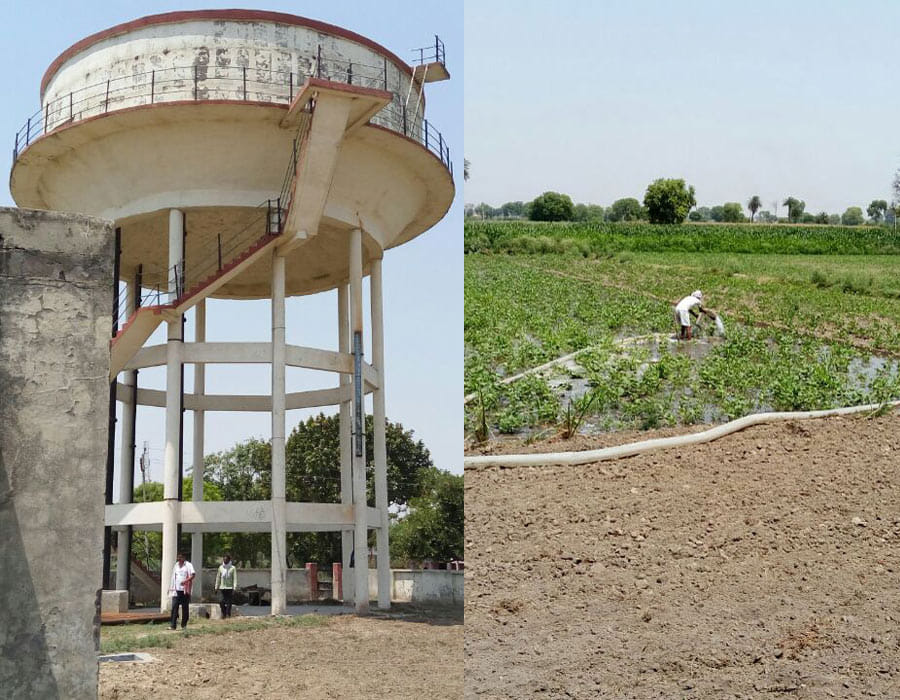 The water will be a problem, will be overhead tank