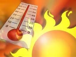 The temperature reached 50 degrees across