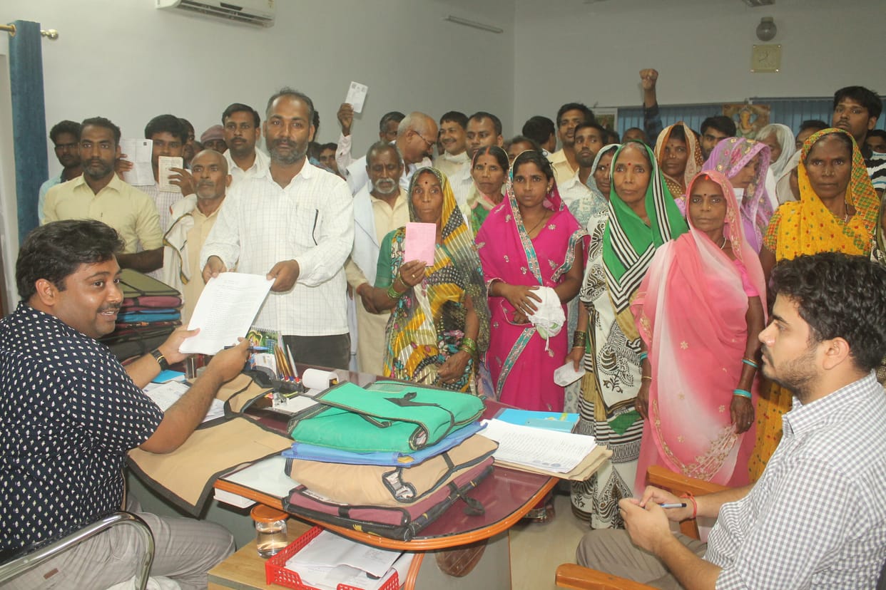 Submitted a memorandum to the district magistrate against Kotedar