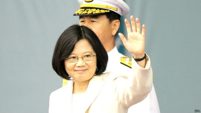 first  women president of taiwan