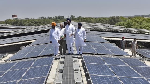 radha soami beas punjab solar plant, radha soami beas, punjab govt, solar plant, social media