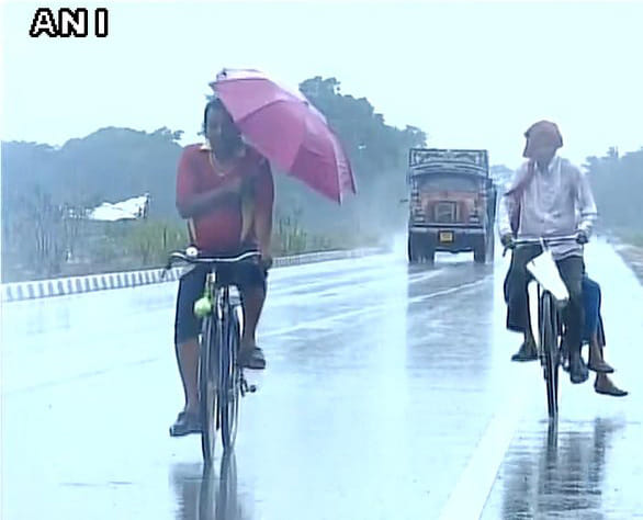 Water logging and storm in various parts of coastal area after heavy rains caused by cyclone Roanu