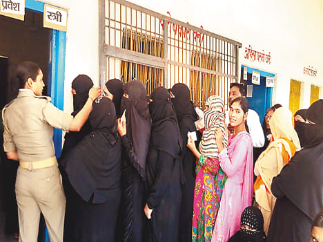 73 per cent voting in the election of councilor
